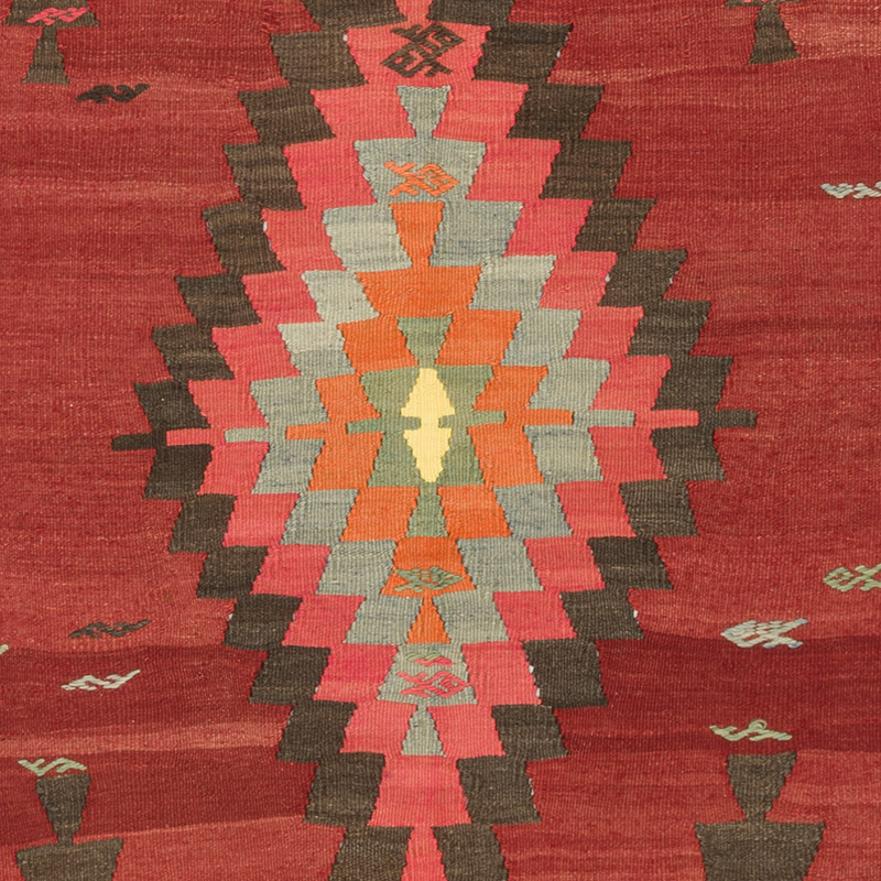 Vintage Mihalic Kilim Rug - 3' 9" x 6'  (45" x 72") - K0089016