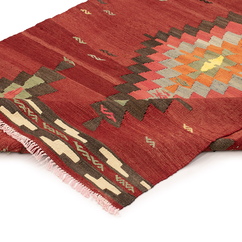 Vintage Mihalic Kilim Rug - 3' 9" x 6'  (45" x 72") - K0089016