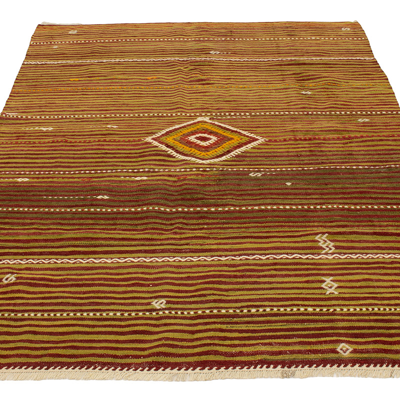 Vintage Mihalic Kilim Rug - 4' 5" x 6' 3" (53" x 75") - K0089017