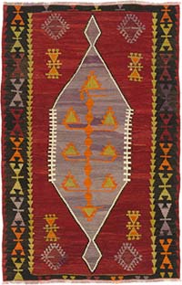 Alfombra Vintage Afyon Kilim - 95 cm x 146 cm