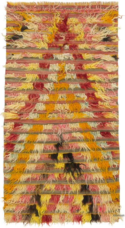 Vintage Anadolu Tülü - 70 cm x 128 cm