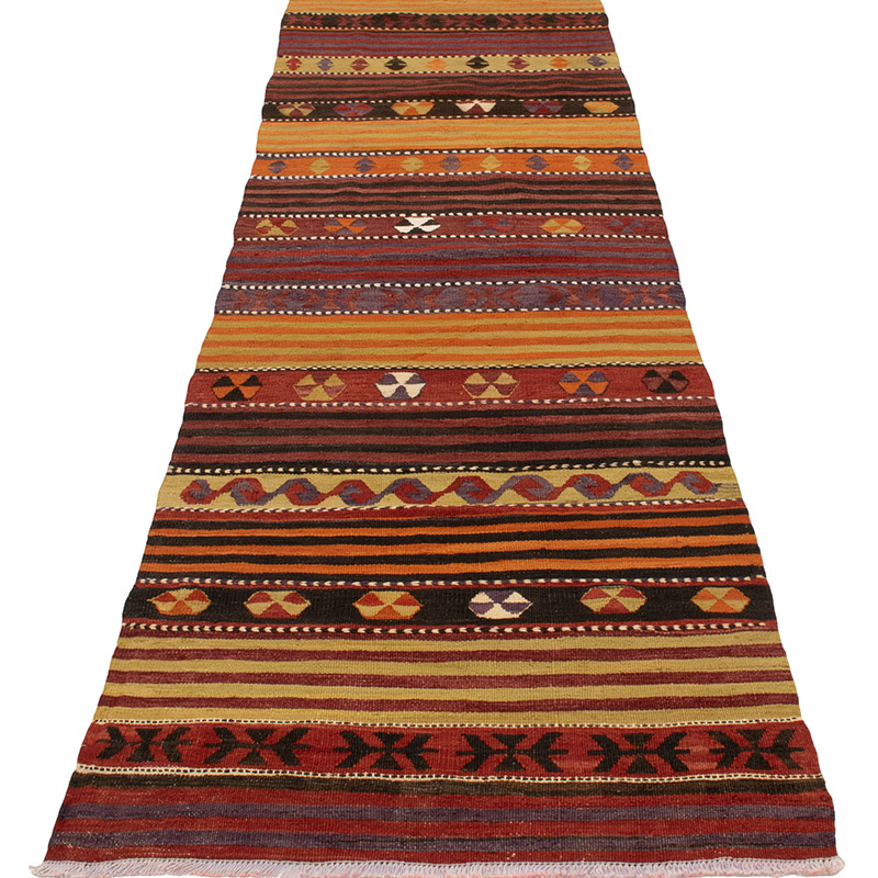 Corredor Vintage Afyon Kilim - 67 cm x 216 cm - K0089022