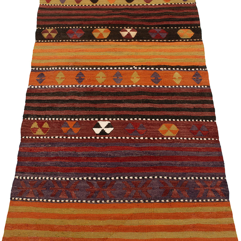 Corredor Vintage Afyon Kilim - 67 cm x 216 cm - K0089022