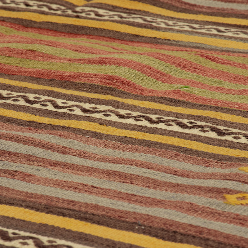Alfombra Konya Kilim Vintage - 136 cm x 318 cm - K0089028