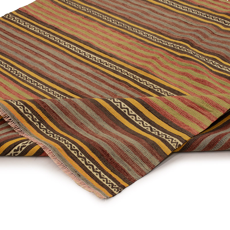 Alfombra Konya Kilim Vintage - 136 cm x 318 cm - K0089028