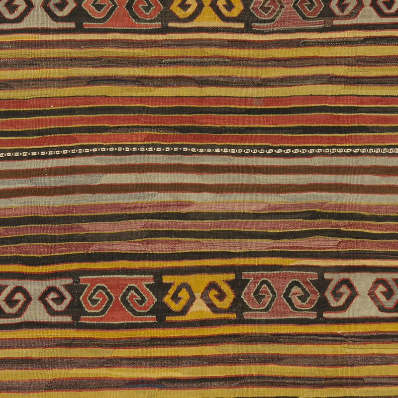 Alfombra Konya Kilim Vintage - 151 cm x 228 cm - K0089029