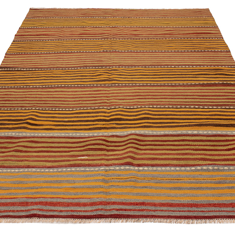 Vintage Konya Kilim Rug - 5' 1" x 8' 5" (61" x 101") - K0089032
