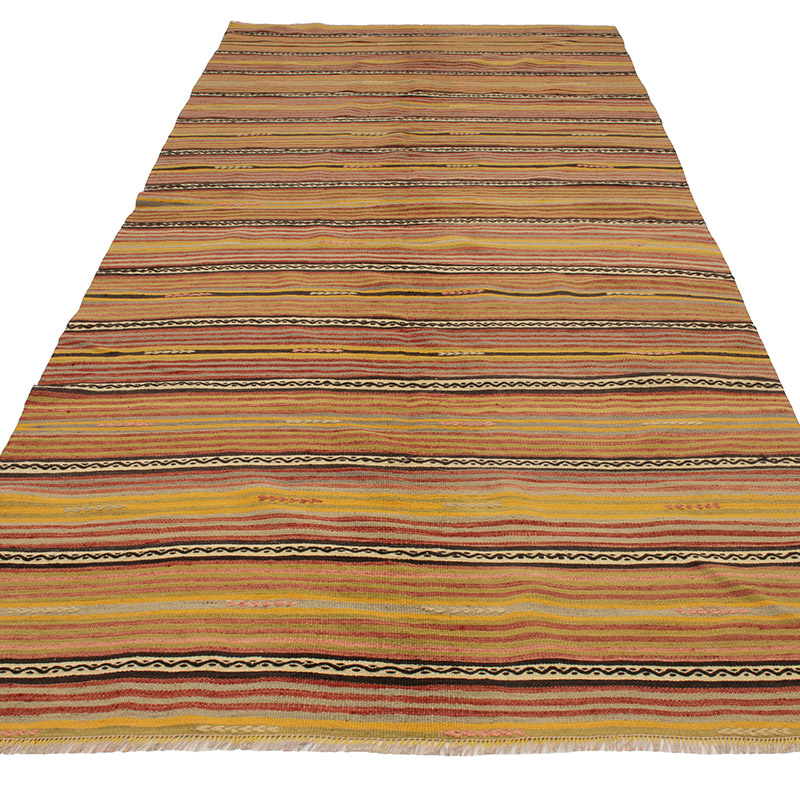 Alfombra Konya Kilim Vintage - 141 cm x 311 cm - K0089033
