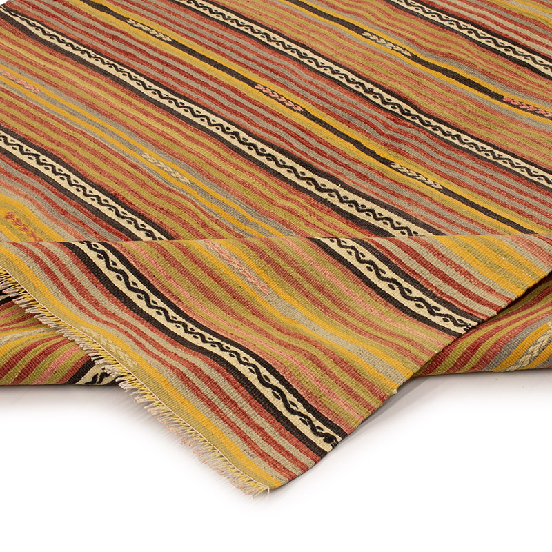 Alfombra Konya Kilim Vintage - 141 cm x 311 cm - K0089033