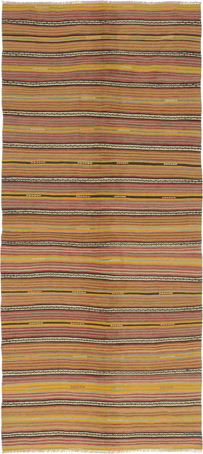 Vintage Konya Kilim Rug - 4' 8" x 10' 2" (56" x 122")