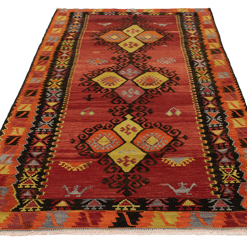 Afyon Kilimi - 106 cm x 196 cm - K0089034