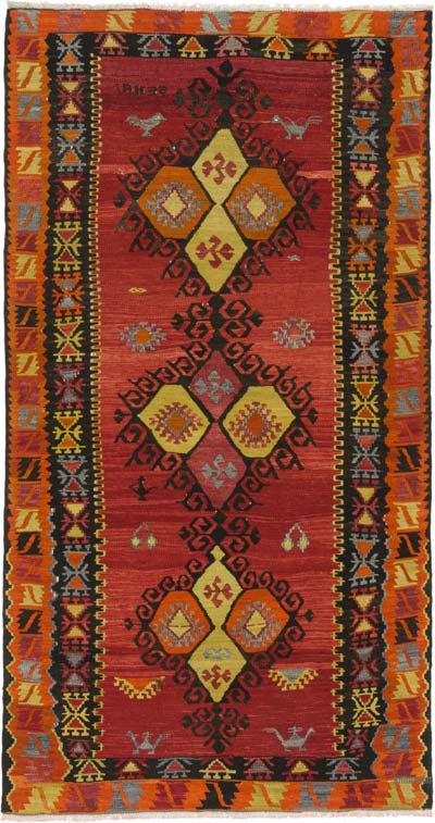 Afyon Kilimi - 106 cm x 196 cm