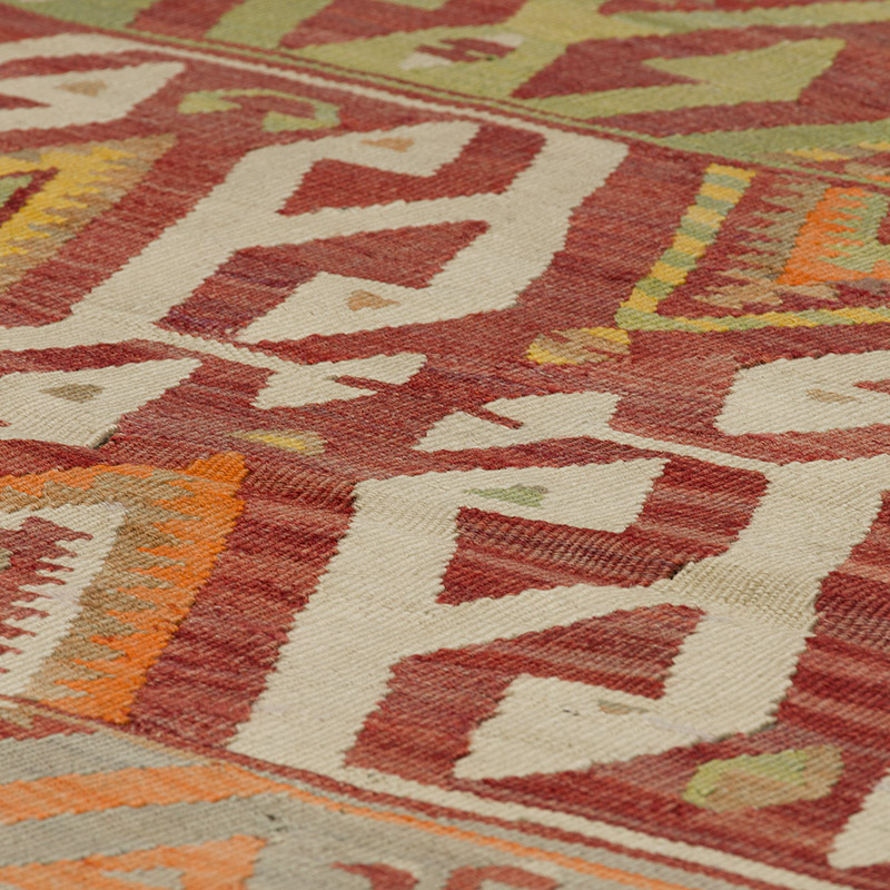 Vintage Adana Kilim Rug - 3' 5" x 4' 3" (41" x 51") - K0089035