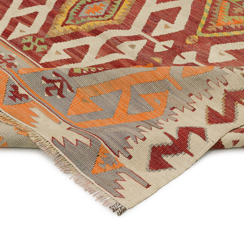 Vintage Adana Kilim Rug - 3' 5" x 4' 3" (41" x 51") - K0089035