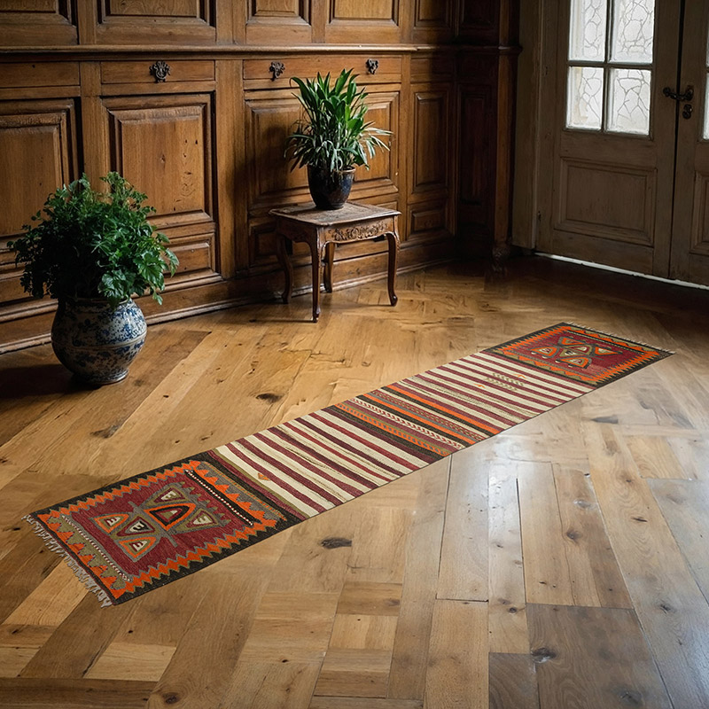Konya Kilim Yolluk - 59 cm x 264 cm - K0089037