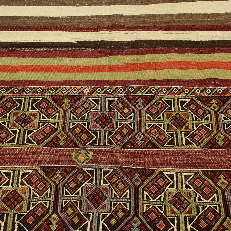 Vintage Malatya Kilimi - 118 cm x 151 cm - K0089040
