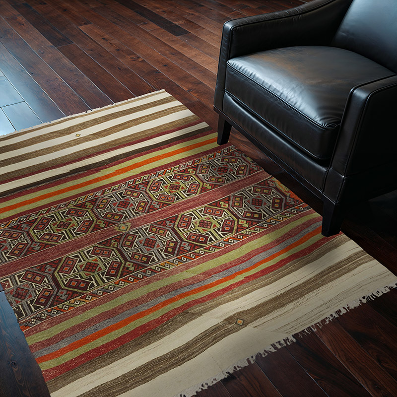 Vintage Malatya Kilimi - 118 cm x 151 cm - K0089040