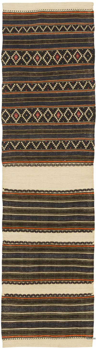 Vintage Balikesir Kilim Runner - 2' 2" x 7' 10" (26" x 94")