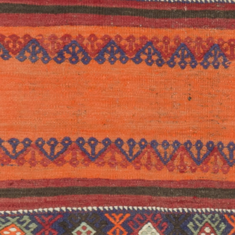 Vintage Balikesir Kilim Runner - 1' 10" x 14' 4" (22" x 172") - K0089046