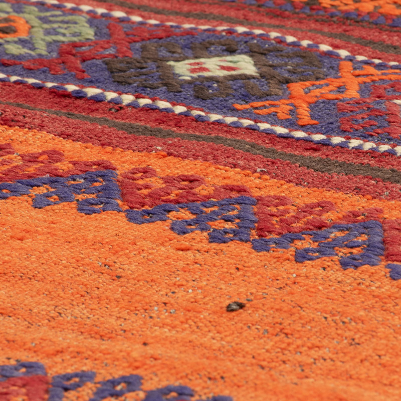 Vintage Balikesir Kilim Runner - 1' 10" x 14' 4" (22" x 172") - K0089046