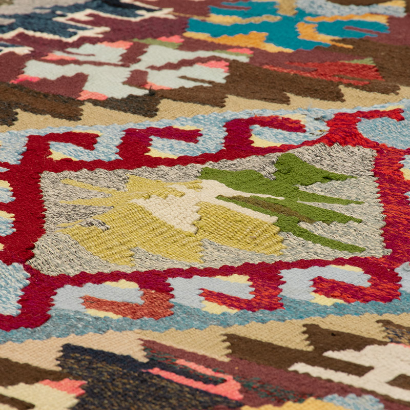 Vintage Sivas Kilim Runner - 3' 5" x 8' 3" (41" x 99") - K0089047
