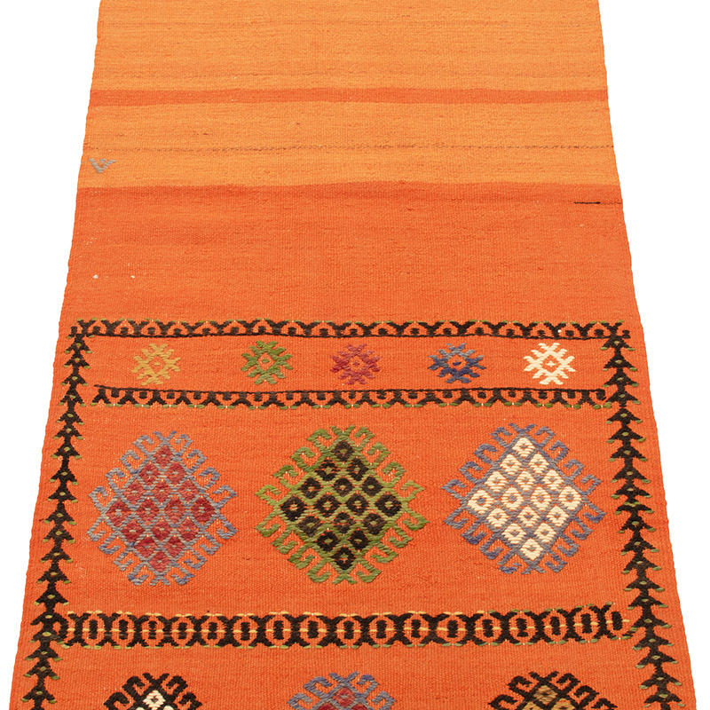 Vintage Anadolu Kilim Yolluk - 66 cm x 294 cm - K0089049