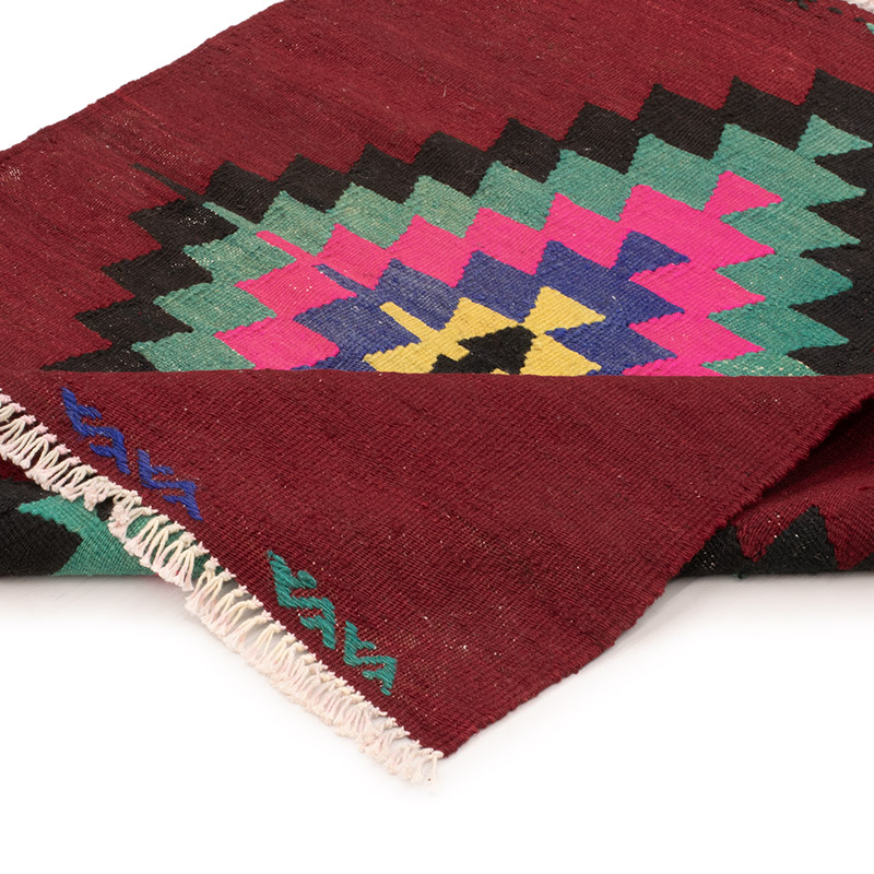 Vintage Mihalic Kilim Rug - 2' 9" x 3' 1" (33" x 37") - K0089055