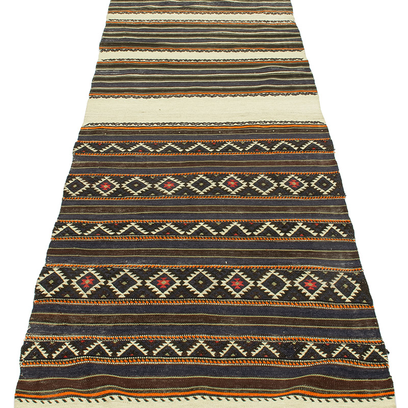 Vintage Balikesir Kilim Runner - 2' 2" x 7' 11" (26" x 95") - K0089056