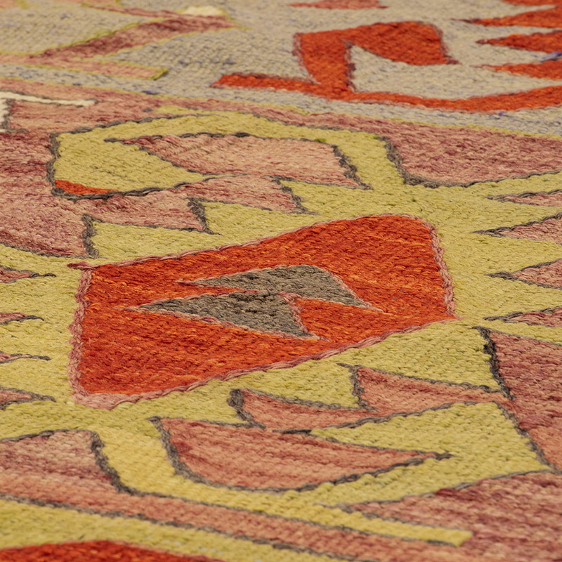 Vintage Konya Kilim Rug - 5' 6" x 11' 5" (66" x 137") - K0089058