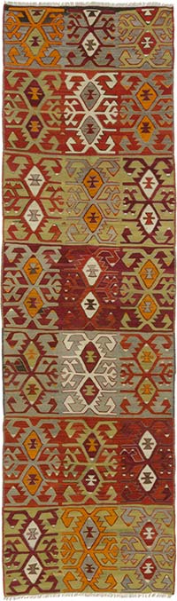 Corredor Vintage Konya Kilim - 100 cm x 339 cm