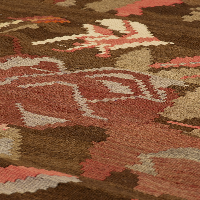 Vintage Bardiz Kilim Rug - 5' 10" x 11' 7" (70" x 139") - K0089064