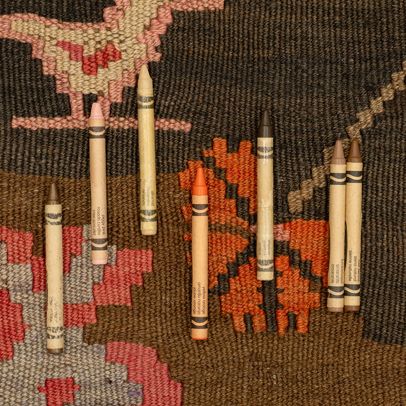 Vintage Bardiz Kilim Rug - 5' 10" x 11' 7" (70" x 139") - K0089064