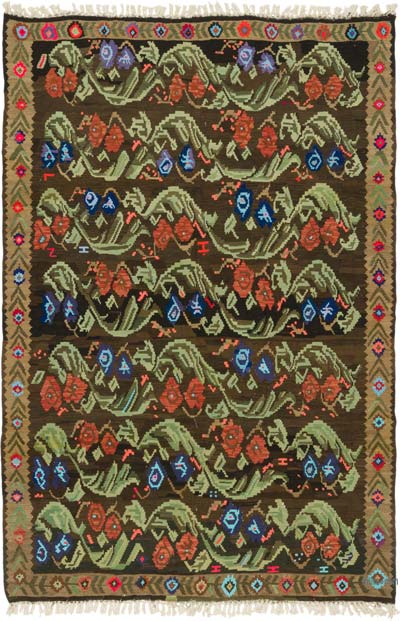 Vintage Artvin Kilim Rug - 6'  x 9' 4" (72" x 112")