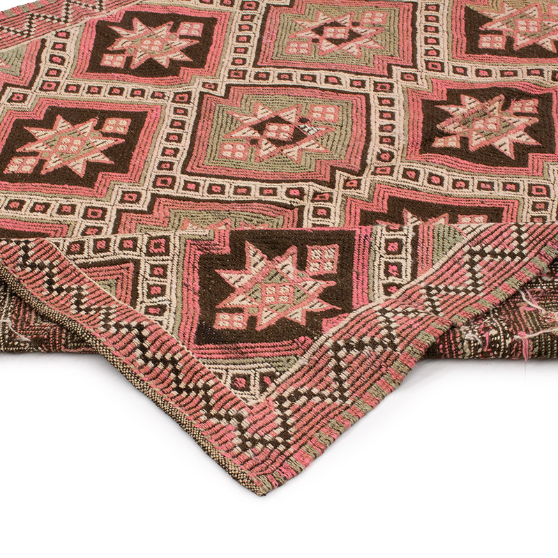 Vintage Anatolian Jijim Rug - 4' 8" x 9' 5" (56" x 113") - K0089067