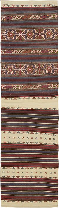 Vintage Balıkesir Kilimi - 65 cm x 237 cm
