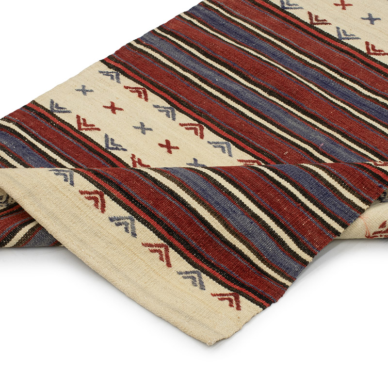 Vintage Balikesir Kilim Runner - 2' 2" x 7' 9" (26" x 93") - K0089068