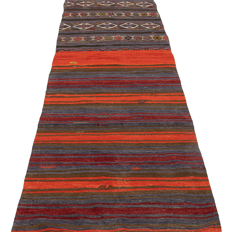 Vintage Balıkesir Kilimi - 67 cm x 267 cm - K0089069