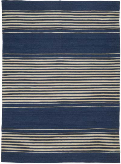 New Hand-Woven Kilim Rug - 10'  x 13' 7" (120" x 163")