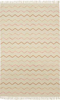 New Hand-Woven Kilim Rug - 5' 2" x 7' 11" (62" x 95")