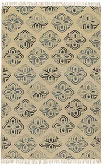 New Hand-Woven Kilim Rug - 5' 3" x 7' 11" (63" x 95")
