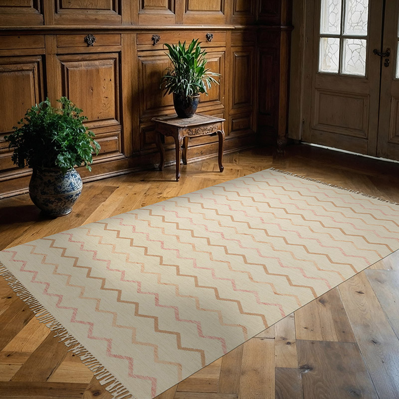 New Hand-Woven Kilim Rug - 5' 1" x 8'  (61" x 96") - K0089086