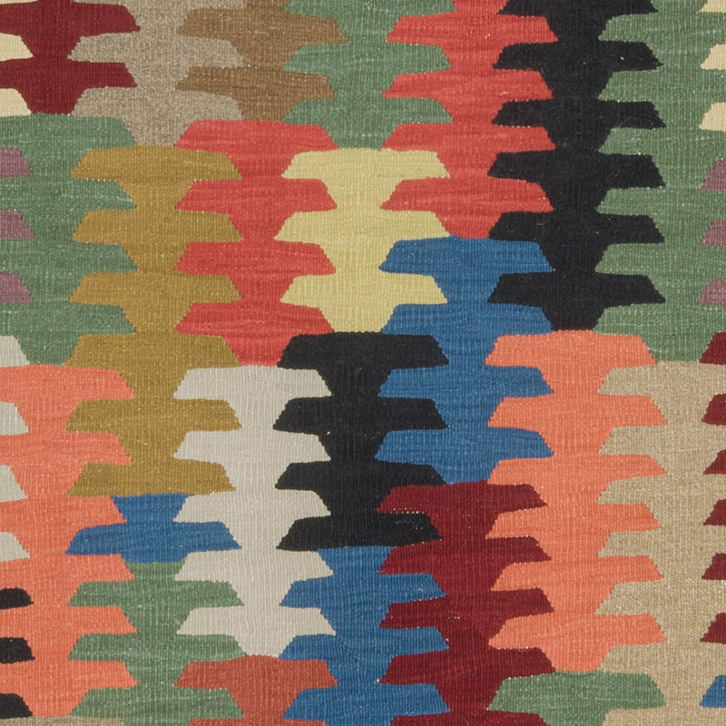 Yeni Kök Boya El Dokuma Yolluk Kilim - 101 cm x 303 cm - K0089095