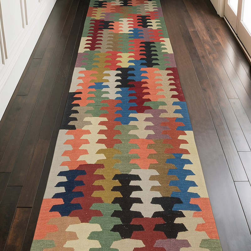Yeni Kök Boya El Dokuma Yolluk Kilim - 101 cm x 303 cm - K0089095