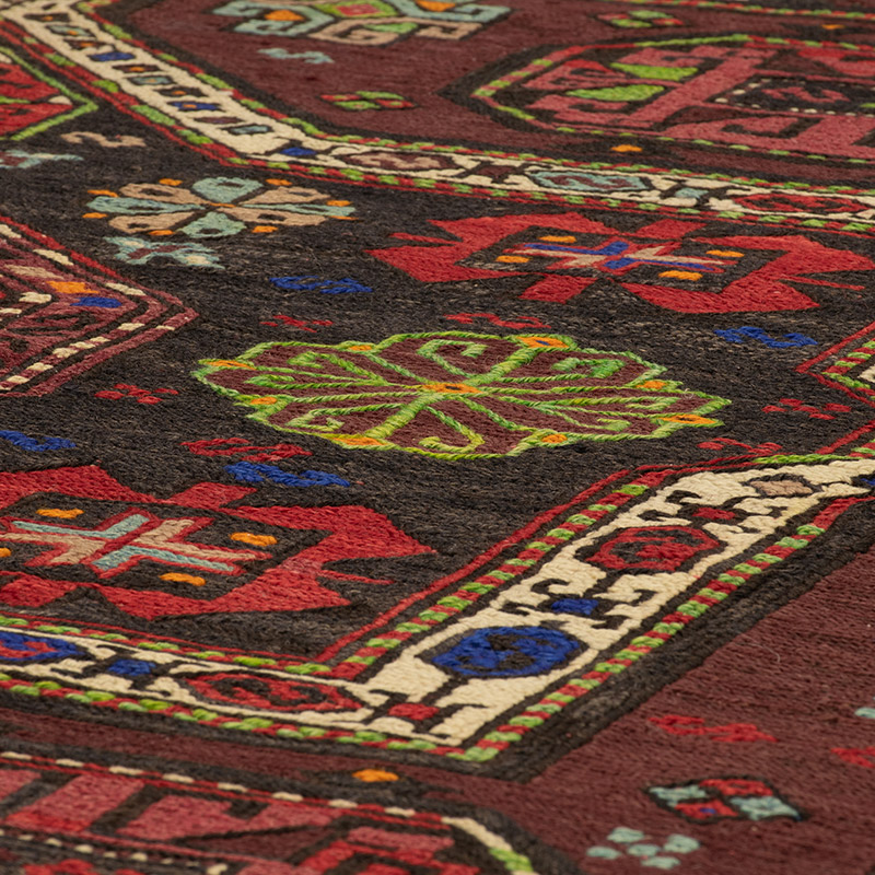 Vintage Kafkas Sumak Kilim - 194 cm x 320 cm - K0089096