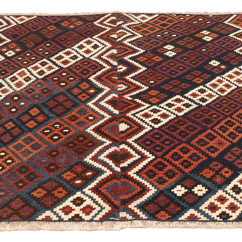 Vintage Oriental Kilim Rug - 4' 3" x 3' 9" (51" x 45") - K0089099