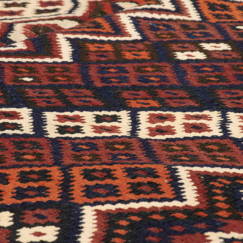 Vintage Oriental Kilim Rug - 4' 3" x 3' 9" (51" x 45") - K0089099