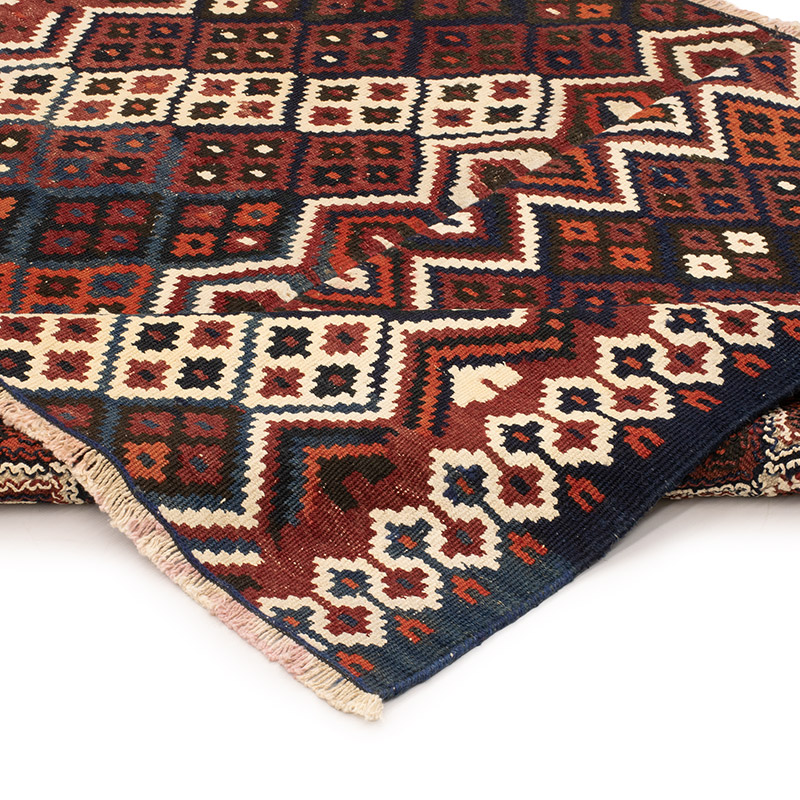 Vintage Oriental Kilim Rug - 4' 3" x 3' 9" (51" x 45") - K0089099