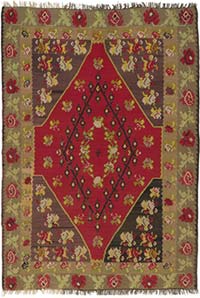 Alfombra Vintage Balkan Kilim - 203 cm x 288 cm