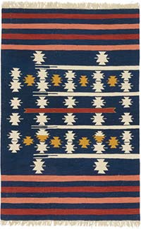 Nueva Alfombra Turca Kilim - 124 cm x 190 cm