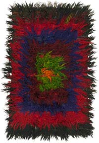 Vintage Anatolian Tulu Rug - 3' 4" x 5' 3" (40" x 63")